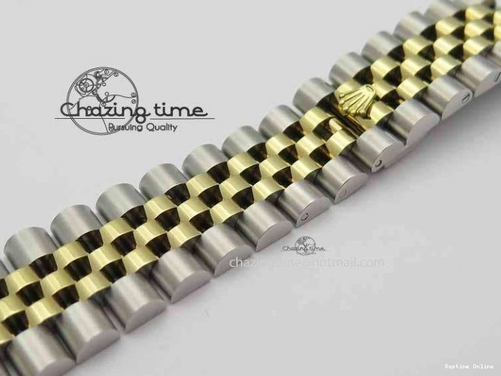 0410 DateJust 116234 SS YG BP Best Edition Gray Dial Diam Markers On SS YG Bracelet SA ZipUp 3745